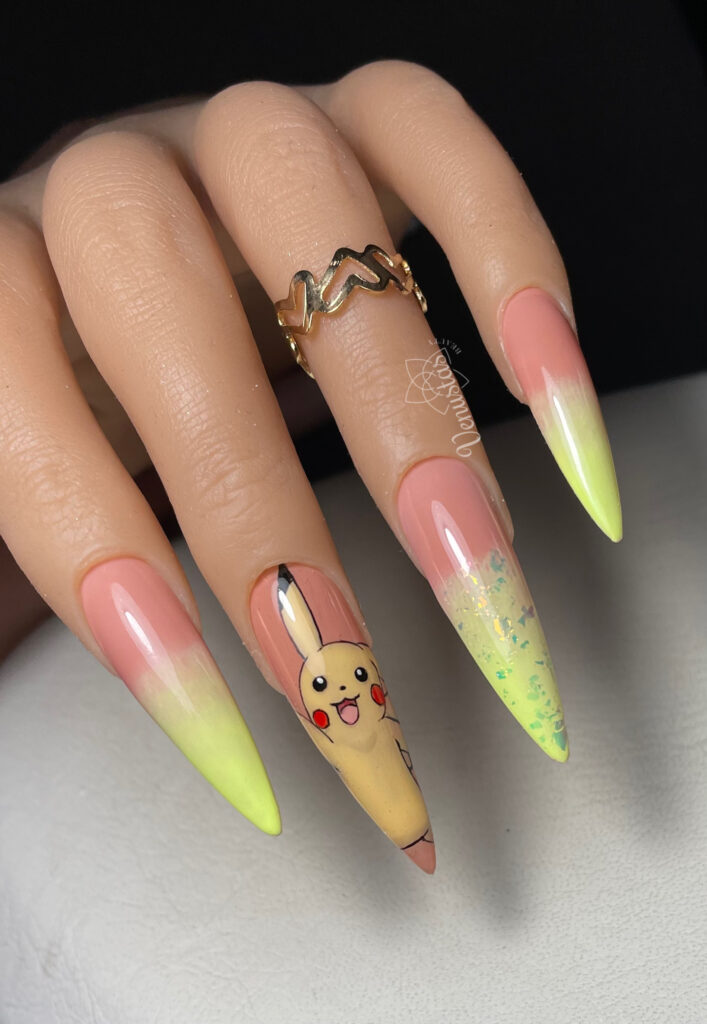 Nailart cartoon